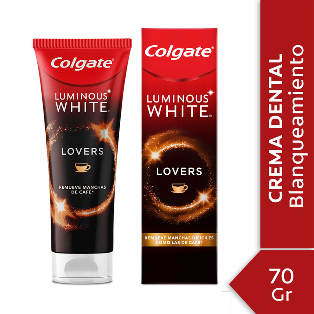 Pasta Dental Colgate Luminous White Lovers Café