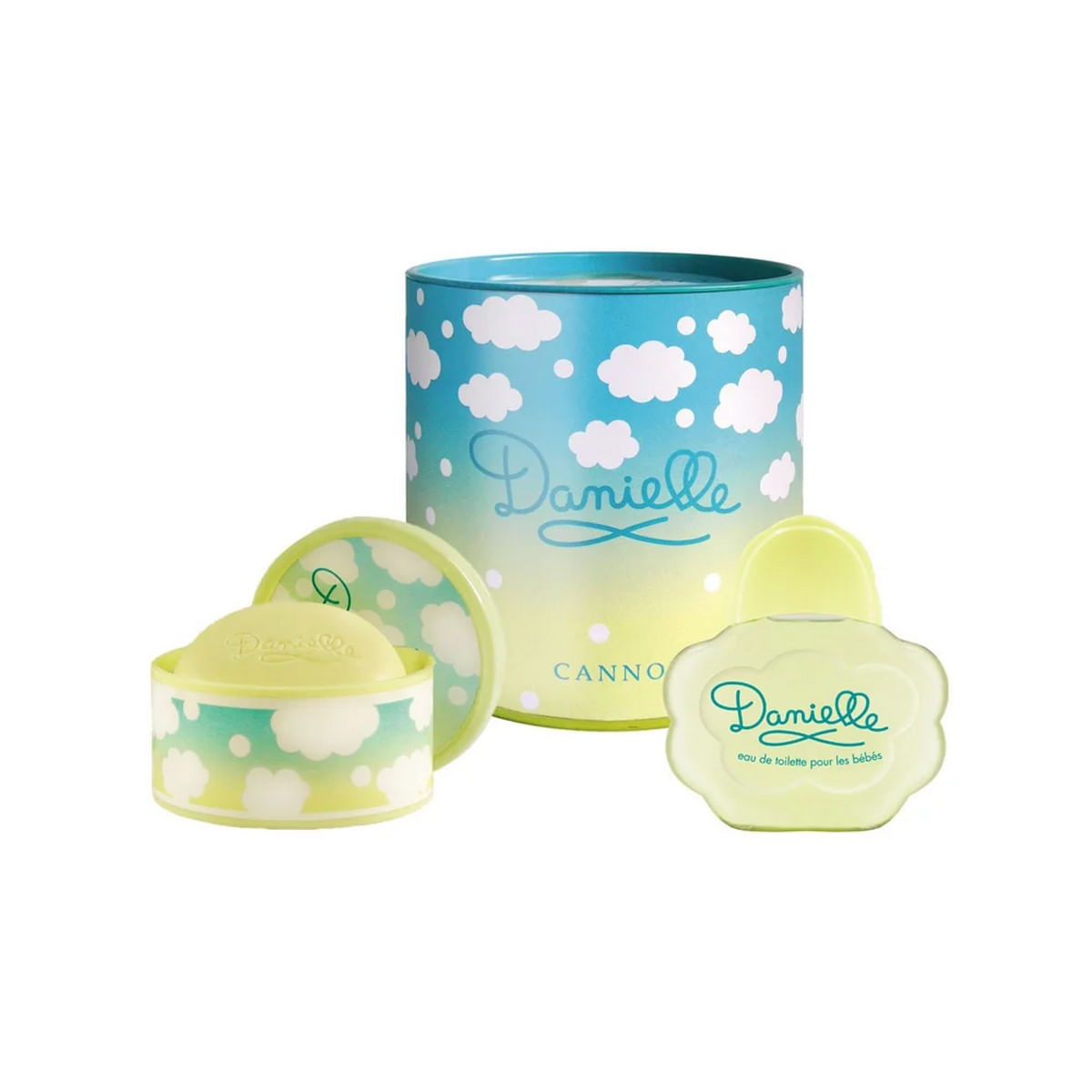 Imagen del kit Set Danielle Colonia EDT 90 Ml + Jabonera Estuche Lata 2 unid