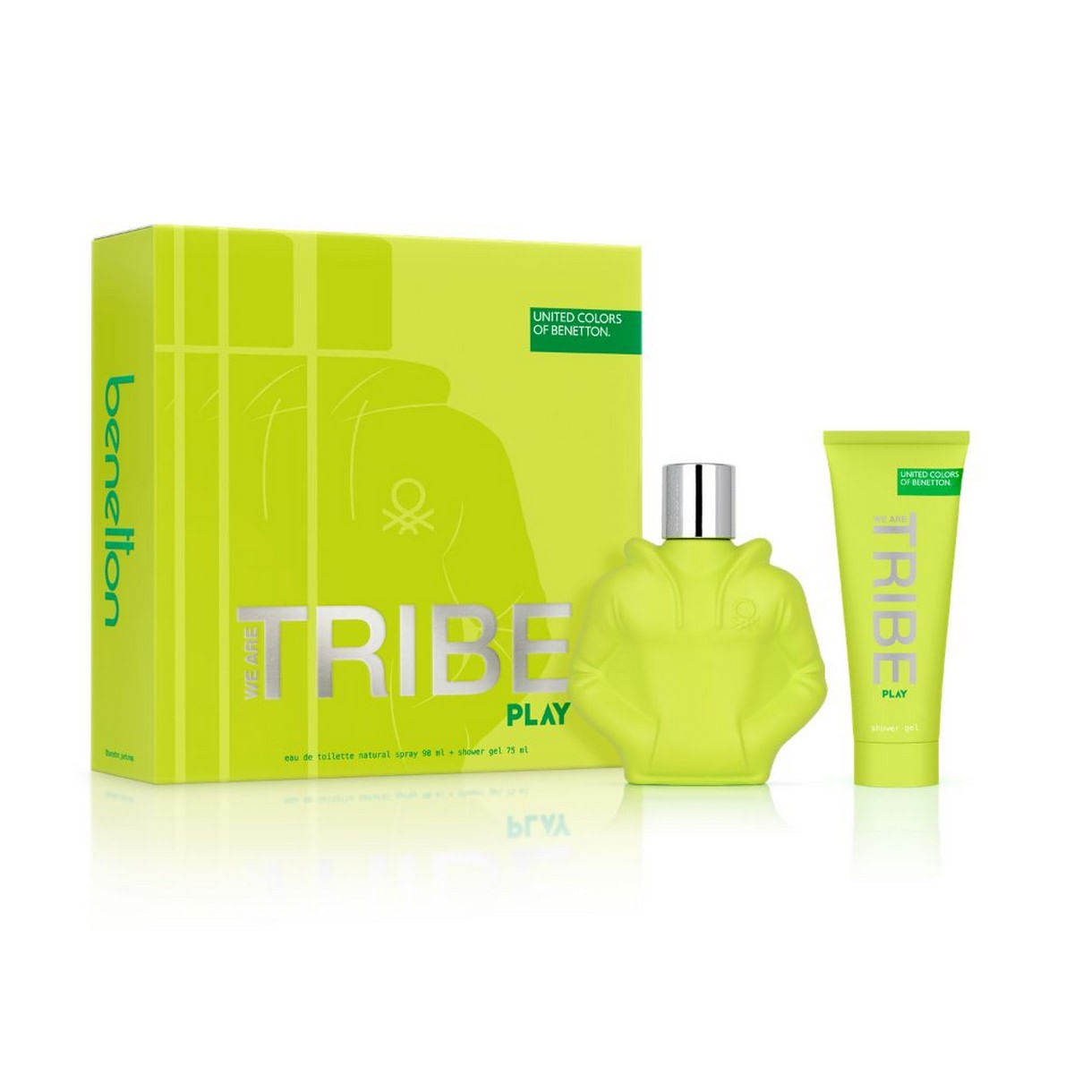 Imagen del kit Set Tribe Play EDT + Shower Gel 90 Ml